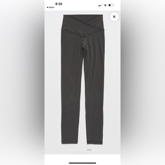 OFFLINE By Aerie Real Me High Waisted Crossover Legging BLUE -large - Picture 5 of 16